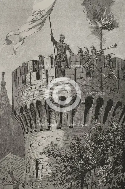 Alvaro Perez Osorio (1358-1406), 1890. Creator: Joan Serra y Pausas.