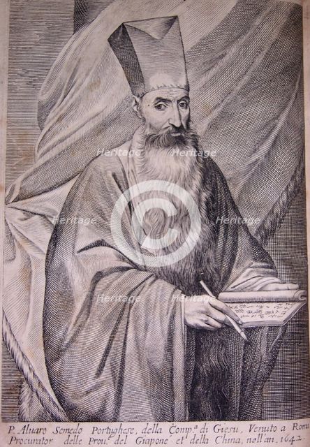 Álvaro Semedo (1586-1658), 1655. Artist: Anonymous  