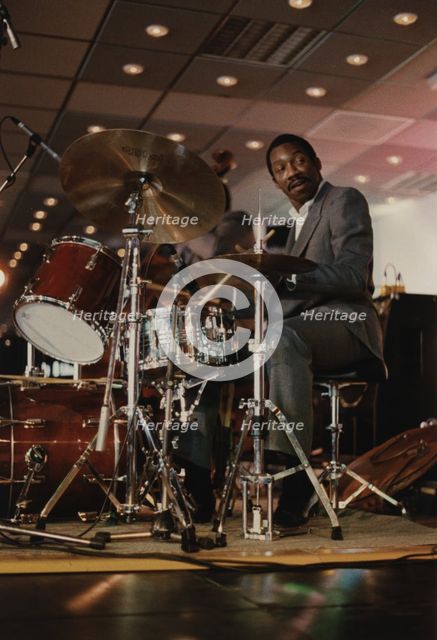 Alvin Queen, Jazz Inn Party, Nordwijk, Netherlands, 1989. Creator: Brian Foskett.