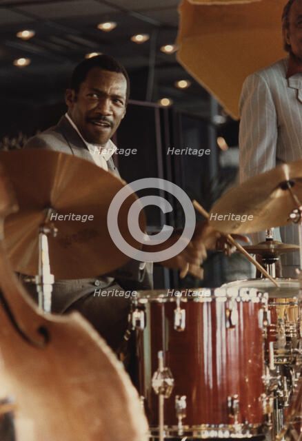 Alvin Queen, Jazz Inn Party, Nordwijk, Netherlands, 1989. Creator: Brian Foskett.