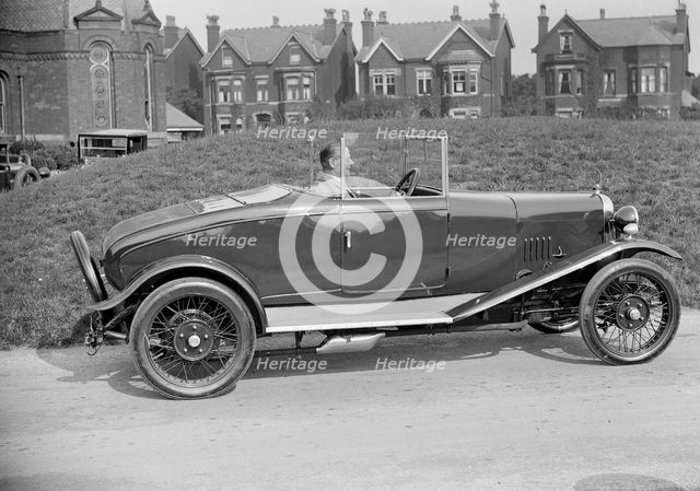 Alvis 10/40 at the Southport Rally, 1928. Artist: Bill Brunell.