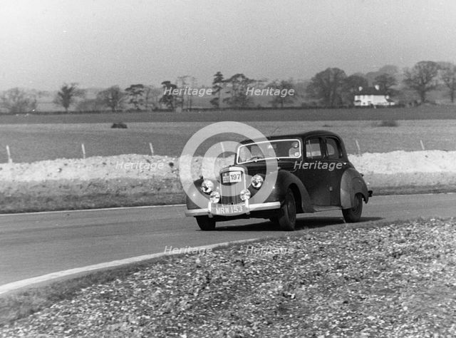 Alvis 3 litre, R. Adams 1954 R.A.C.Rally. Creator: Unknown.
