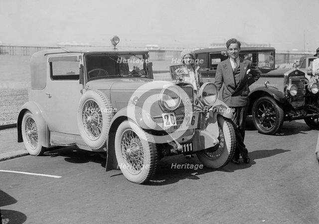 Alvis of Henken Widengren at the B&HMC Brighton Motor Rally, Brighton, Sussex, 1930. Artist: Bill Brunell.