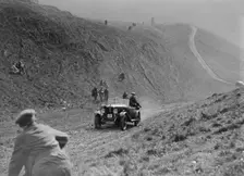 Alvis Silver Eagle of EE Budd at the MCC Sporting Trial, Litton Slack, Derbyshire, 1930. Artist: Bill Brunell