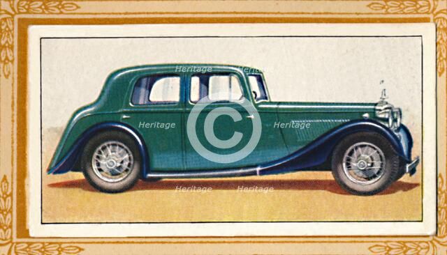 'Alvis Silver Eagle Saloon', c1936. Artist: Unknown.