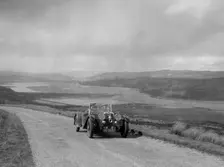 Alvis Speed Twenty tourer of I Fraser-Marshall competing in the RSAC Scottish Rally, 1934. Artist: Bill Brunell