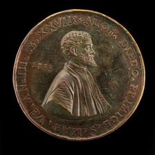 Alvise Diedo, 1539-1603, Scholar and Poet, Primicerius of Saint Mark's 1563 [reverse], 1566. Creator: Unknown