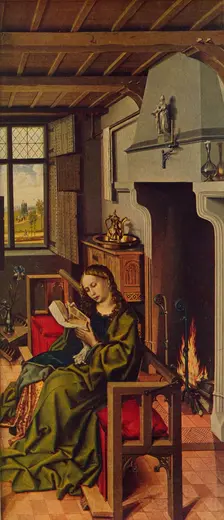 Ala De Retablo (Santa Barbara) 1438, (c1934). Artist: Robert Campin