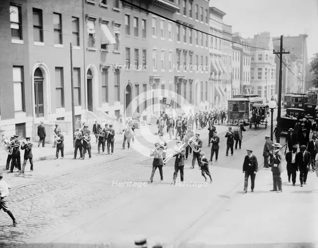 Alabama delegation. arriving in Baltimore, between c1910 and c1915. Creator: Bain News Service.