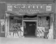 Alabama feed store front, 1936. Creator: Walker Evans