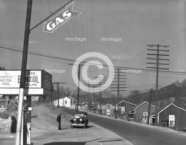 Alabama miners' houses near Birmingham, Alabama, 1935. Creator: Walker Evans.
