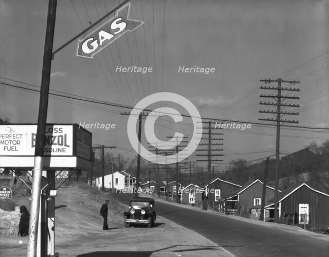 Alabama miners' houses near Birmingham, Alabama, 1935. Creator: Walker Evans.