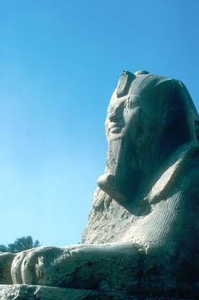 Alabaster Sphinx, Memphis, Egypt, 18th or 19th Dynasty, c14th-13th century BC