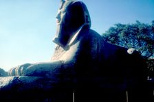 Alabaster Sphinx, Memphis, Egypt, 18th or 19th Dynasty, c14th-13th century BC