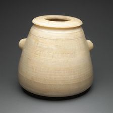 Alabastron with Inscription, Egypt, Late Period, Dynasty 26-27 (664-404 BCE). Creator: Unknown