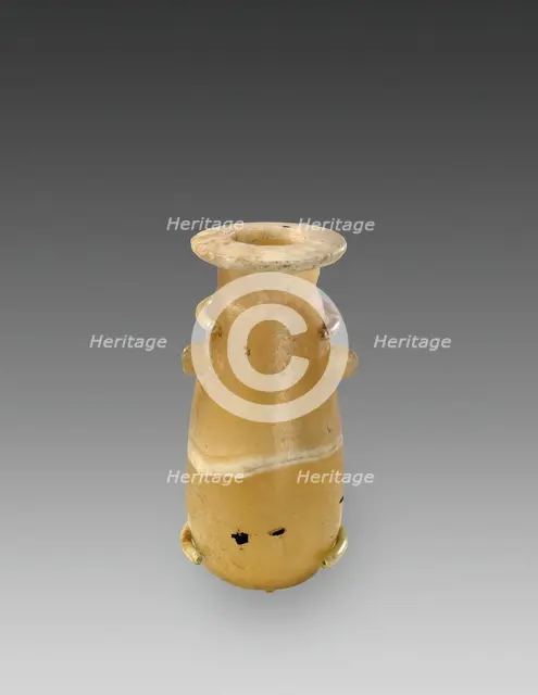 Alabastron (Container for Scented Oil), Egypt, 7th century BCE/1st century CE. Creator: Unknown.