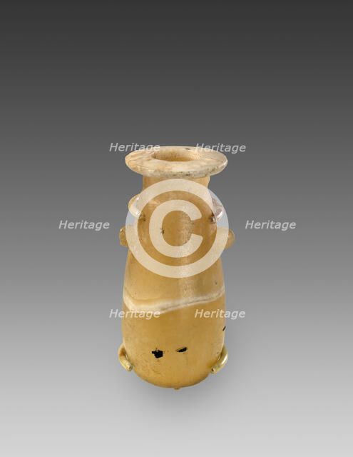 Alabastron (Container for Scented Oil), Egypt, 7th century BCE/1st century CE. Creator: Unknown.