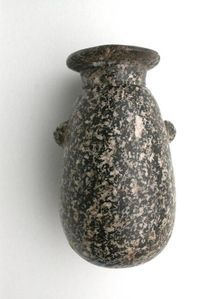 Alabastron (Container for Scented Oil), Egypt, Late Period, Dynasty 26-30 (664-343 BCE) (?). Creator: Unknown