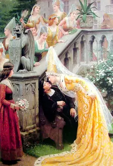 Alain Chartier 1903. Artist: Edmund Blair Leighton