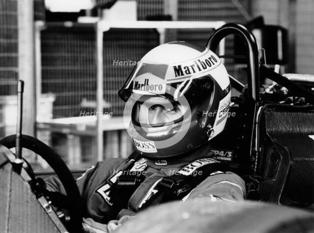 Alain Prost, 1987. Artist: Unknown