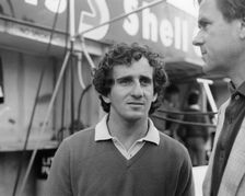 Alain Prost at the British Grand Prix, Brands Hatch, Kent, 1984