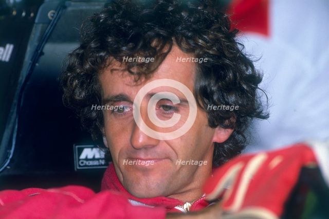 Alain Prost, British Grand Prix, Silverstone, Northamptonshire, 1989.2 Artist: Unknown