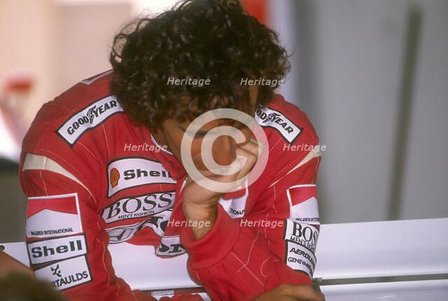 Alain Prost, British Grand Prix, Silverstone, Northamptonshire, 1989. Artist: Unknown