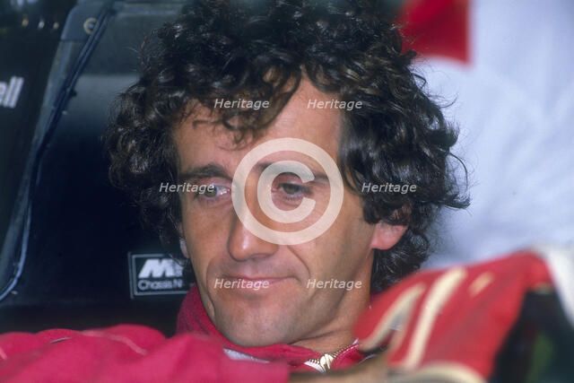 Alain Prost, British Grand Prix, Silverstone, Northamptonshire, 1989.2 Artist: Unknown