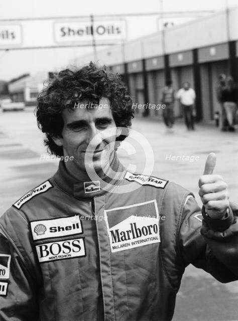 Alain Prost, c1984-c1989. Artist: Unknown