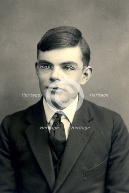 Alan Turing (1912-1954). Artist: Chaffin & Son, William Matthew Chaffin, Chaffin & Son of Sherbourne, Arthur Chaffin.
