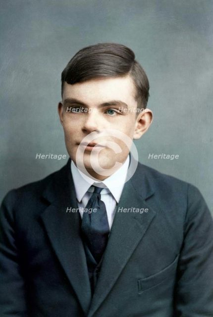 Alan Turing (1912-1954), Sherborne Schooll, Dorset, 1928.  Creator: Chaffin & Son.
