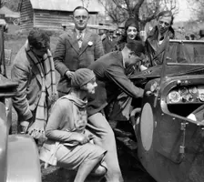 Alan Arnold at the Shelsley Walsh Amateur Hillclimb, Worcestershire, 1929. Artist: Bill Brunell