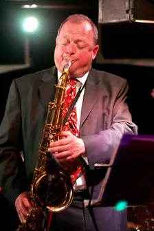 Alan Barnes, British jazz saxophonist, Pizza Express, London. Artist: Brian O'Connor