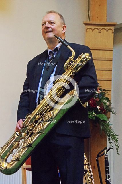 Alan Barnes, Methodist Church, Loughton, Essex, 22nd October 2016. Artist: Brian O'Connor.