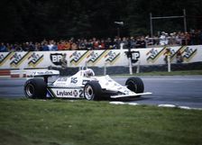 Alan Jones racing a Williams-Cosworth FW07B, British Grand Prix, Brands Hatch, 1980
