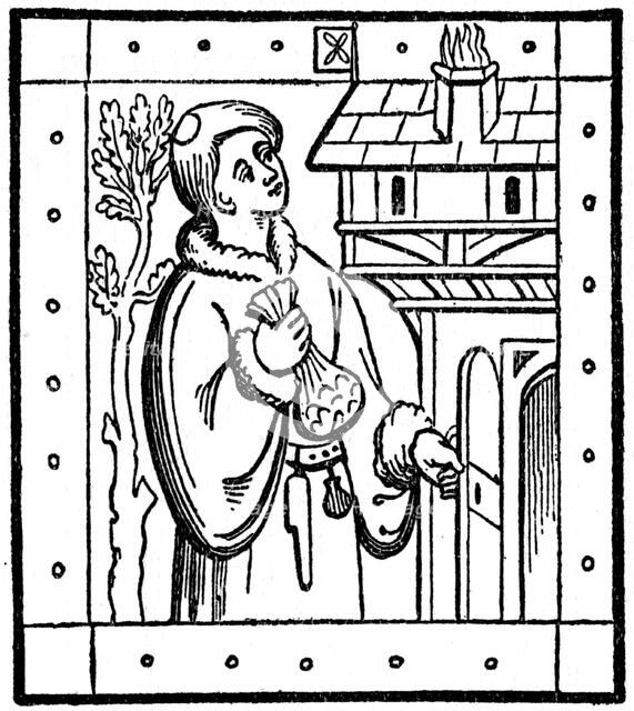 Alan Middleton, collector of rents, 15th century, (1910). Artist: Unknown