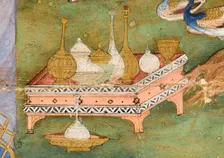 Alanquva and Her Three Sons, Folio from a Chingiznama (image 2 of 2), 1596. Creator: Unknown