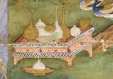 Alanquva and Her Three Sons, Folio from a Chingiznama (image 2 of 2), 1596. Creator: Unknown