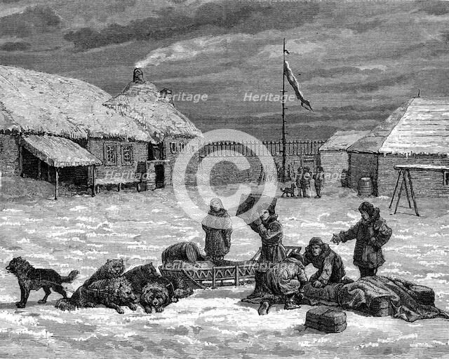 Alaskan scene, USA, 19th century. Artist: Unknown