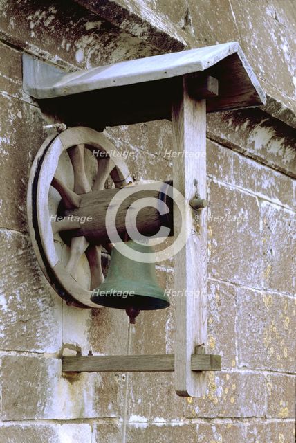 Alarm bell at Portland Castle, Weymouth, Dorset, 1998. Artist: J Bailey