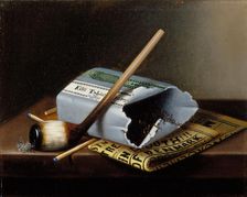 Alas, Poor Yorick, 1877. Creator: William Michael Harnett