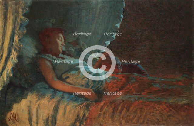 Alba Serena (Maternity), 1889-1890. Creator: Morbelli, Angelo (1853-1919).