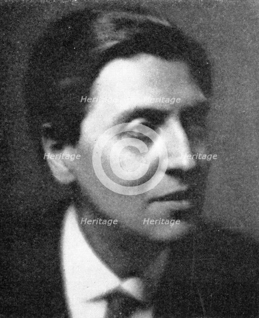 Alban Berg, (1885-1935), Austrian composer and pupil of Schoenberg. Artist: Unknown