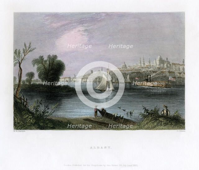 Albany, New York, USA, 1837.Artist: C Cousen