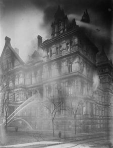 Albany Capitol, west front, 1911. Creator: Bain News Service