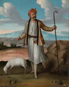 Albanian Herdsman, 1700-1737. Creator: Workshop of Jean Baptiste Vanmour