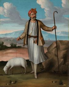 Albanian Herdsman, 1700-1737. Creator: Workshop of Jean Baptiste Vanmour