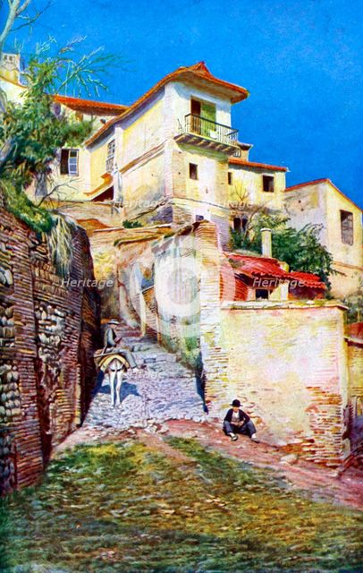 Albaicin, the old quarter of Granada, Andalusia, Spain, c1924. Artist: Unknown
