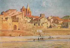 Albenga from the Centa c1910, (1912). Artist: Walter Frederick Roofe Tyndale