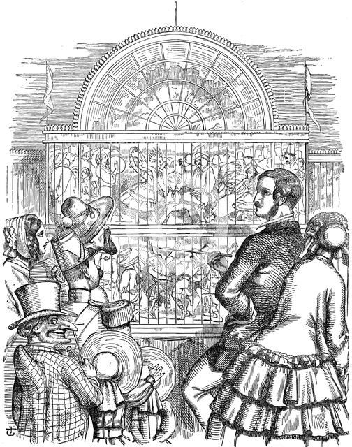 Albert (1819-1861), Prince Consort of Queen Victoria, at the Great Exhibition, 1851. Artist: John Tenniel